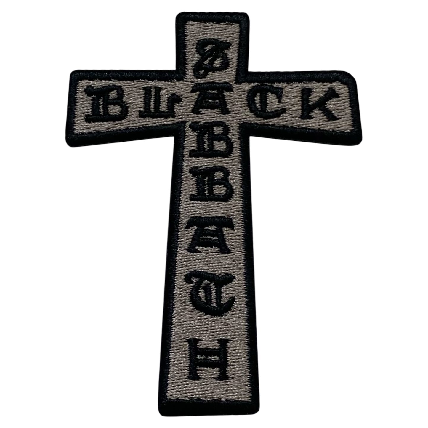 Black Sabbath - Cross Woven Patch