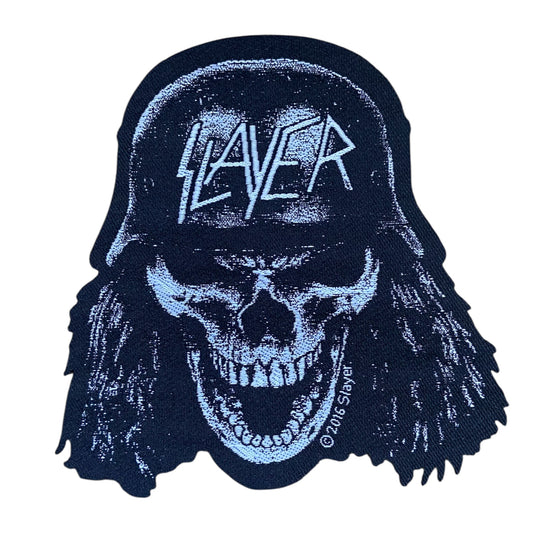 Slayer- Wehrmacht Skull Cut Out Woven Patch